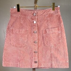 Roxy Corduroy Amber Ribbed NWT Mini Skirt for Casual Wear 100% Cotton XS